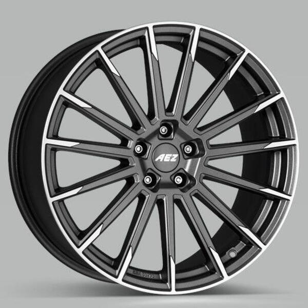 AEZ Atlanta titan 9x20 5x112 ET42 grafitový matný lak/leštěná čelní plocha