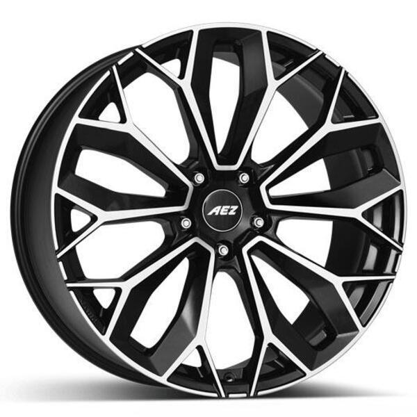AEZ Leipzig dark 9x20 5x112 ET33 černý lak/leštěná čelní plocha