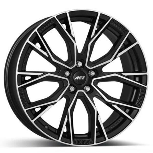 AEZ Toronto dark 8,5x18 5x112 ET40 černý lak/leštěná čelní plocha