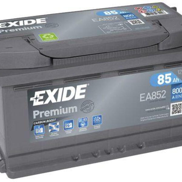 Autobaterie Exide Premium EA852 - 85Ah, 12V