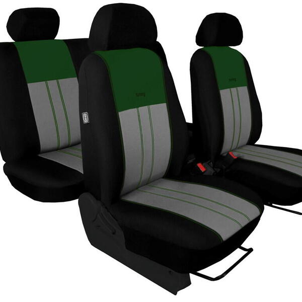 Autopotahy Ford C- MAX I, od r. 2003-2010, 5 míst, DUO TUNING zelenošedé