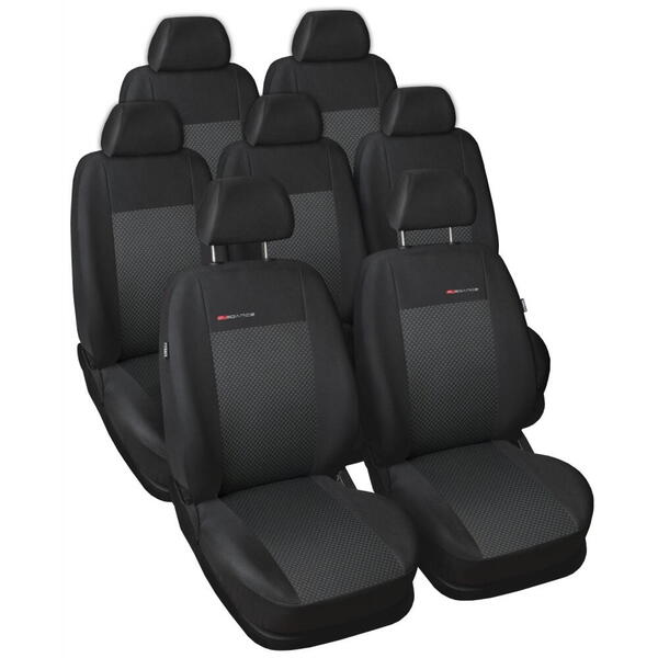 Autopotahy Ford Galaxy, I, II, od r. 1994-2006, 7 míst, černé