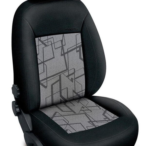 Autopotahy FORD RANGER, 5 míst, od r. 2007, AUTHENTIC PREMIUM Matrix šedý