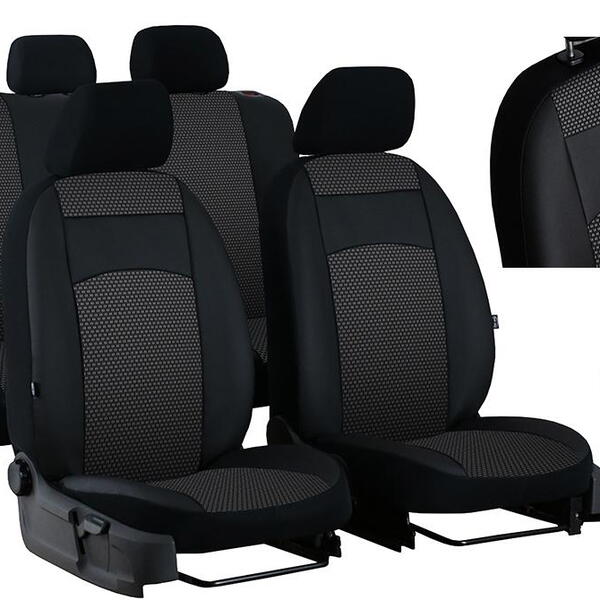 Autopotahy FORD TRANSIT VII, 9 míst, DĚLENÁ ZADNÍ OPĚRADLA, od r. 2014, ROYAL-5