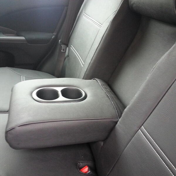 Autopotahy HONDA CR-V IV, od r. 2012, AUTHENTIC LEATHER, černé
