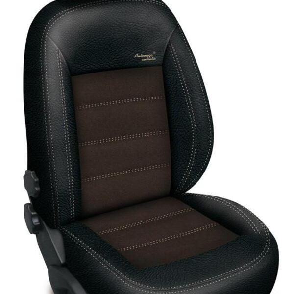 Autopotahy KIA PICANTO II, od r. 2011, AUTHENTIC VELVET, černohnědé