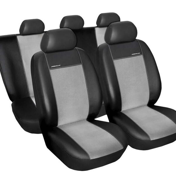 Autopotahy na Citroen C4, od r. 2004 - 2010, 5 dvéř, Eco Lux barva černá/šedá