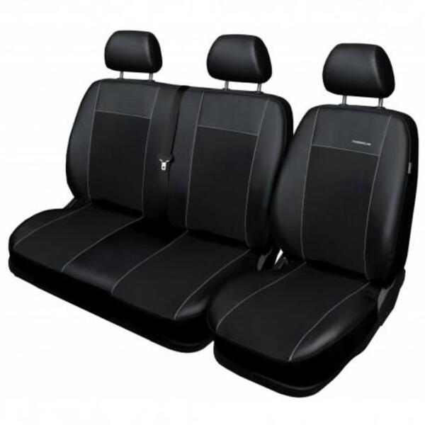Autopotahy na Citroen Jumper I., 3 místa, od roku 1994 - 2006, Eco Lux barva černá 0225