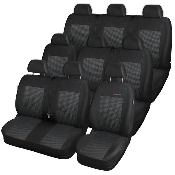 Autopotahy na Citroen SpaceTourer, 9 míst, 1+2,2+1,3, od r. 2016, Lux Style, barva černá