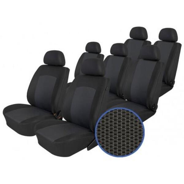 Autopotahy na Dacia Lodgy, 7 míst, od r. 2012, Dynamic Grafit 3359