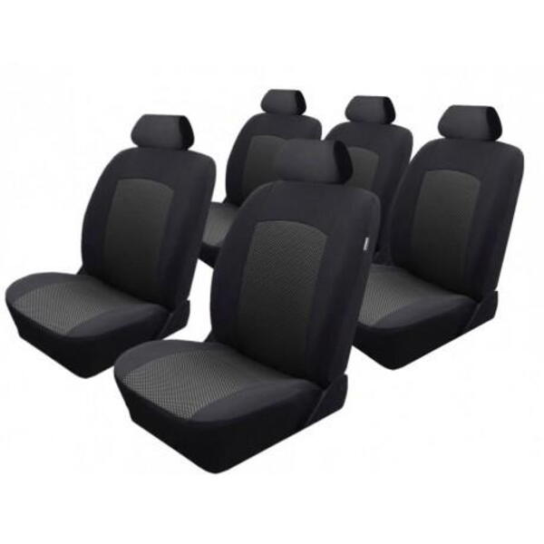 Autopotahy na Ford C-Max I., od roku 2003 - 2010, 5 míst, Dynamic Žakar tmavý 0407