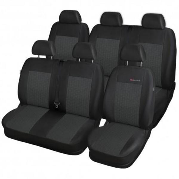 Autopotahy na Ford Transit 6 míst, od r. 2014, Lux style barva antracit 3549