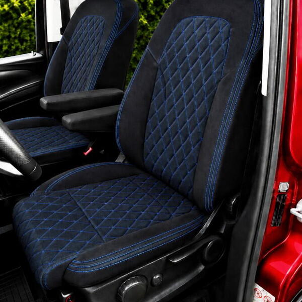 Autopotahy na míru MERCEDES V-KLASSE, 7 MÍST, od 2014 do dnes, AUTHENTIC CARO modré