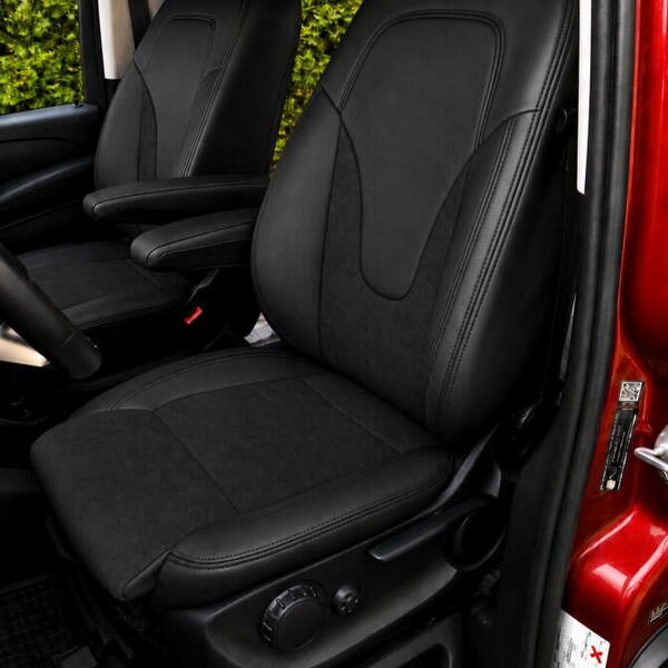 Autopotahy na míru MERCEDES V-KLASSE, 7 MÍST, od 2014 do dnes, AUTHENTIC VELVET černé