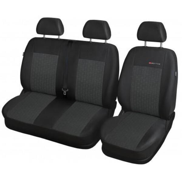 Autopotahy na Peugeot Boxer II., 7 míst - 1+2+4, od r. 2006, Lux style barva antracit 3968