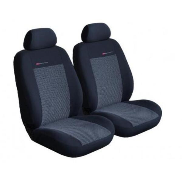 Autopotahy na Peugeot Partner II., přední sedadla, od r. 2008, Lux style barva šedo černá 