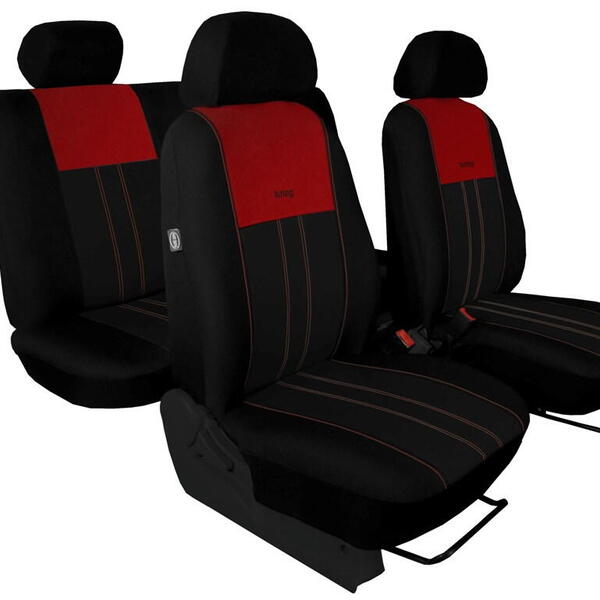Autopotahy VW TOURAN II, od r. v. 2010-2015, DUE vínovo černé
