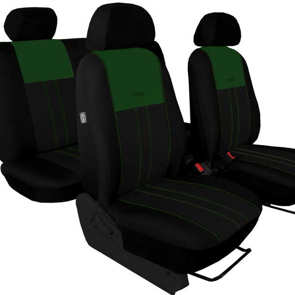 Autopotahy XSARA PICASSO, 5 míst, od r.1999-2010, DUO TUNING zelenočerné