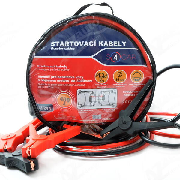 AZ Auto Design Startovací kabely 400A, 3m TUV
