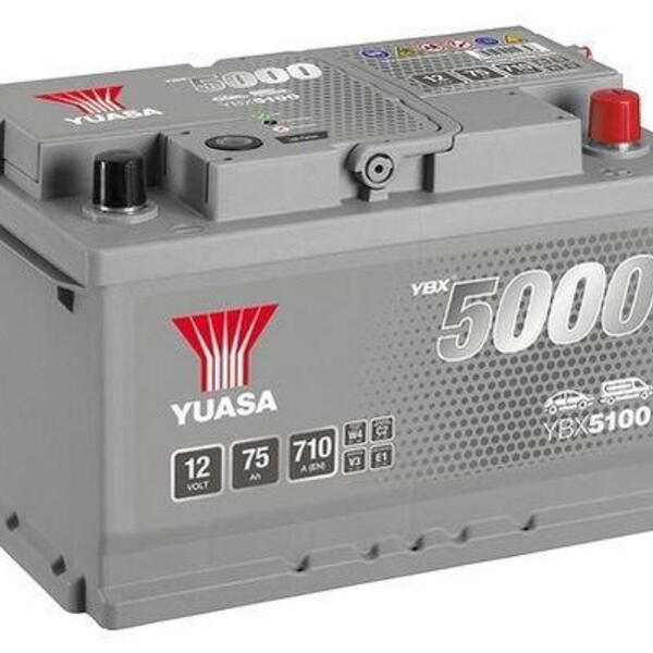 baterie YUASA YBX5100 75Ah