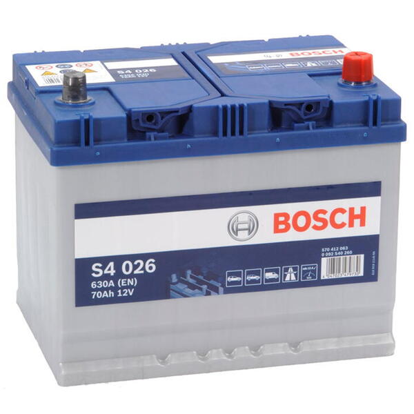 BOSCH S4 12V 70Ah 630A 0 092 S40 260