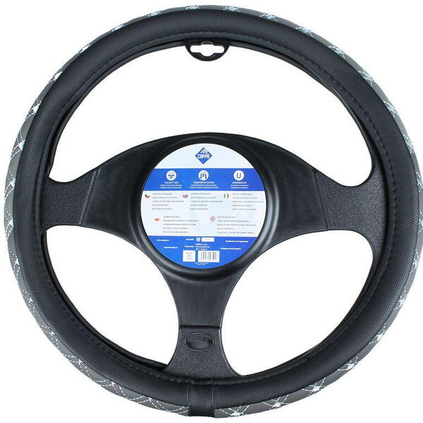 Cappa Potah volantu FZ0169 37-39cm černo/šedý