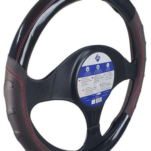 Cappa Potah volantu MOON 37-39cm černo/červený