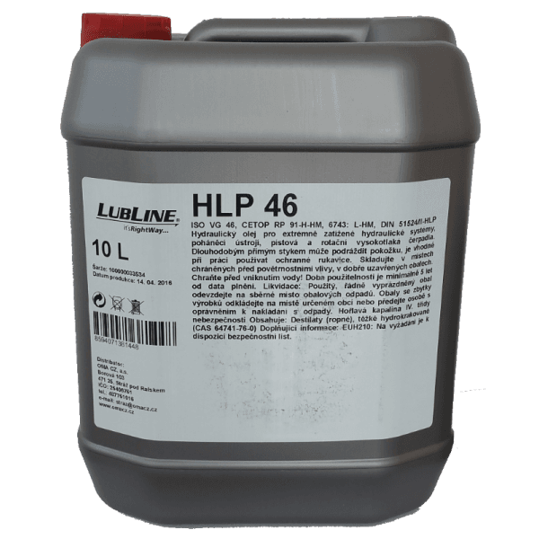 CARLINE Olej hydraulický LUBLINE HLP 46 Kapaliny: 10 l