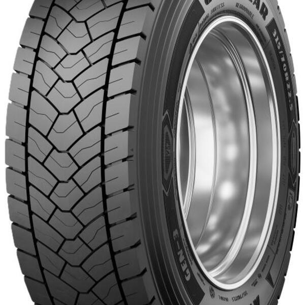 Celoroční pneu Goodyear KMAX D GEN-3 315/60 R22.5 152L 3PMSF