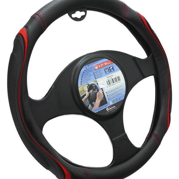 Compass Potah volantu TEAR červený