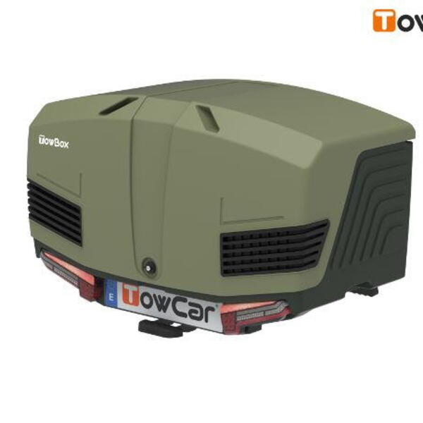 CRUZ -CRUZBER S.A., Španělsko TowCar TowBox V3 box na tažné zařízení Barva: Zelený, Proved