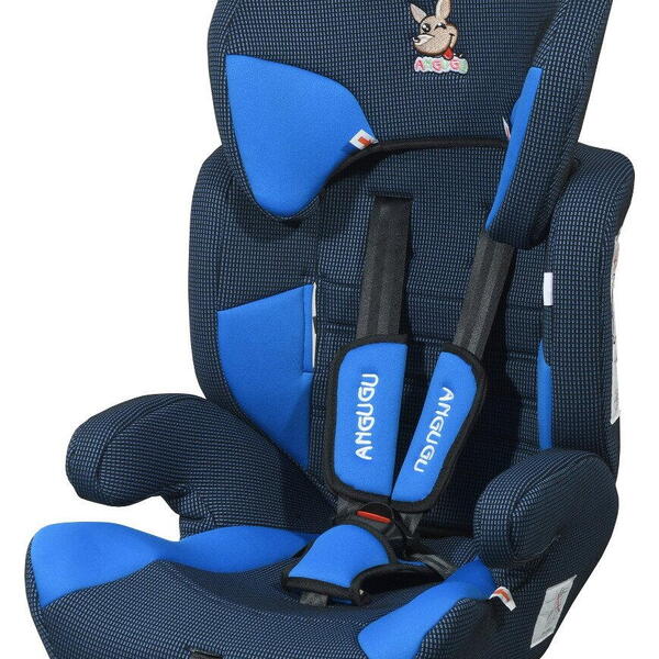 Dětská sedačka 9-36 kg Angugu s pásy modrá