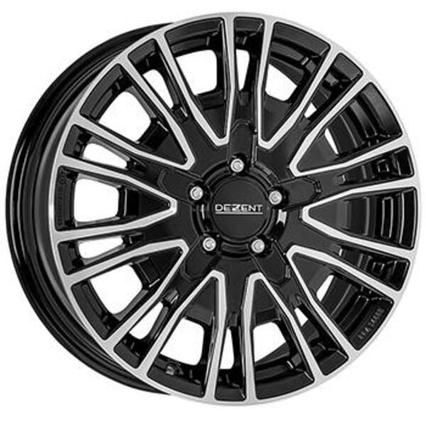 DEZENT KE dark 6,5x16 5x118 ET65 černý lak/leštěná čelní plocha