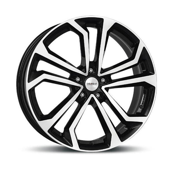 DEZENT TA dark 7x18 5x112 ET43 černý lak/leštěná čelní plocha