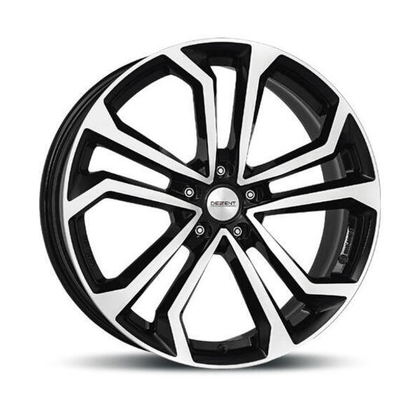 DEZENT TA dark 7x18 5x114,3 ET35 černý lak/leštěná čelní plocha