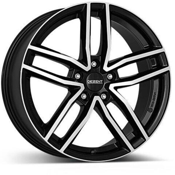 DEZENT TR dark 7x17 5x112 ET42 černý lak/leštěná čelní plocha