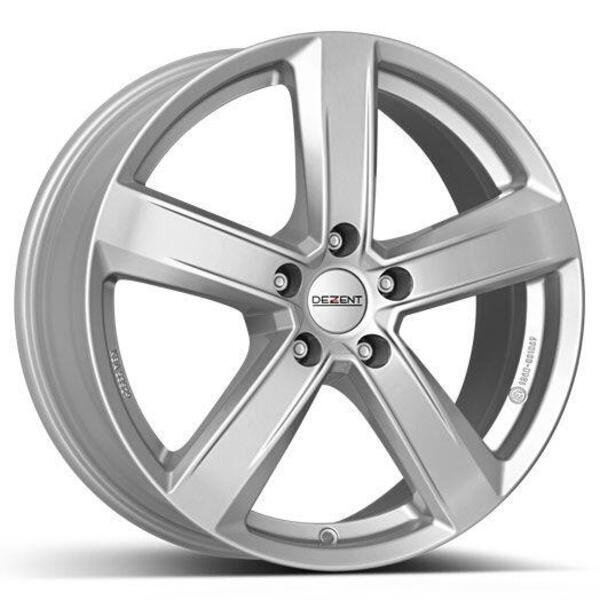 DEZENT TU silver 7x17 5x112 ET46 stříbrný lak