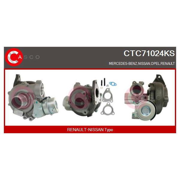 Dmychadlo, plnění CASCO CTC71024KS