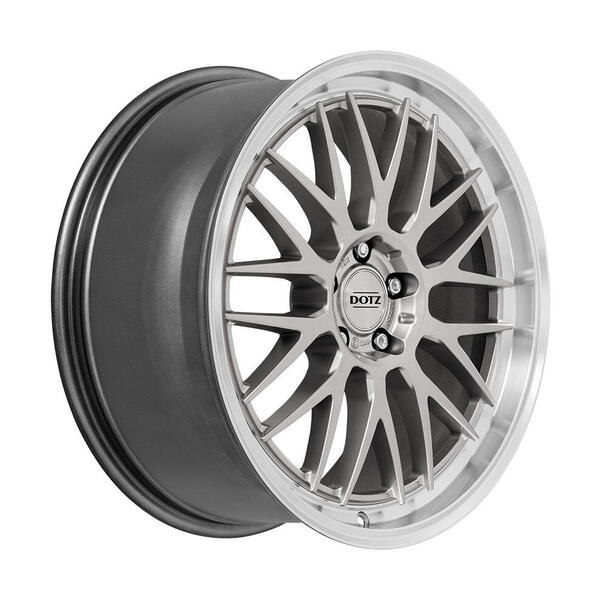 DOTZ Bilbao blaze 9x20 5x112 ET35 Silver/polished lip