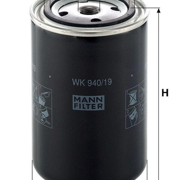 Dovoz Filtr paliva hrubý TEREX TW110
