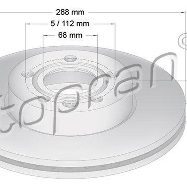 Držák, plast vzduchového filtru TOPRAN 400 434