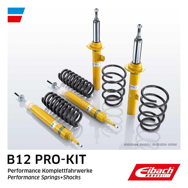 Eibach B12 Pro-Kit | podvozková sada VW Sharan (7N) 1.4 TSI, 1.8 TSI, 2.0 TDI, E90-85-026-