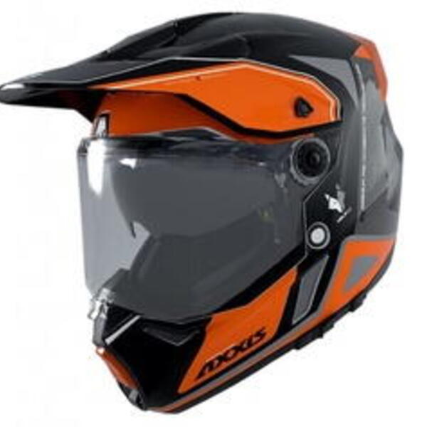 Enduro helma AXXIS WOLF DS roadrunner B4 matná fluo oranžová