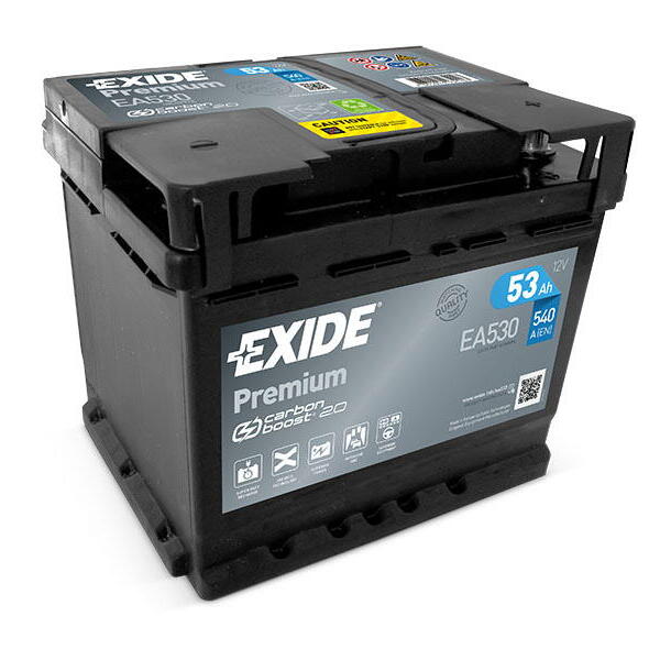 Exide Premium 12V 53Ah 540A EA530