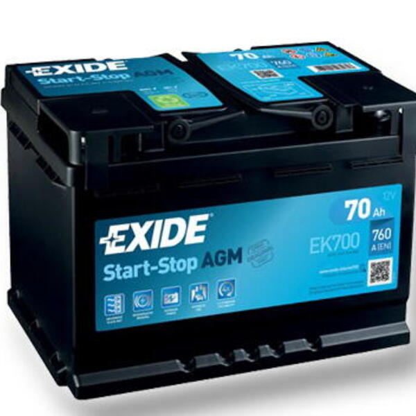 Exide Star-Stop AGM 12V 70Ah 760A EK700
