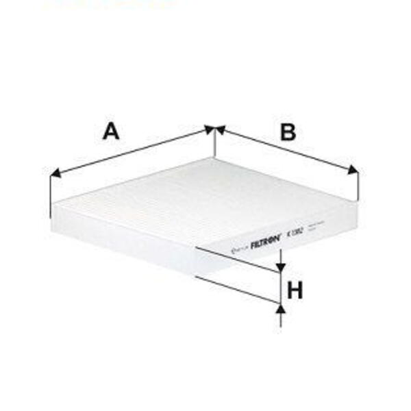 Filtr, vzduch v interiéru FILTRON K 1382