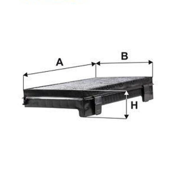 Filtr, vzduch v interiéru FILTRON K 1427A