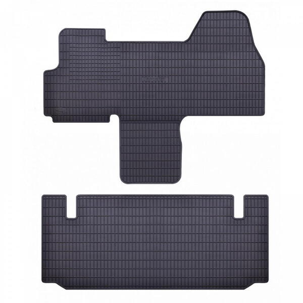 Gumové autokoberce Geyer & Hosaja Citroen Jumper 2006- (7 míst, 2 řady, Double Kabine - DO