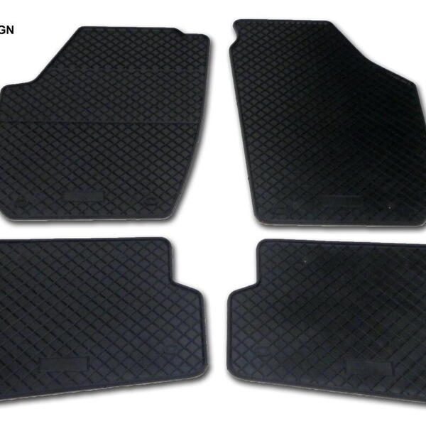 Gumové autokoberce RIGUM Škoda Fabia II 2006-2014 Design