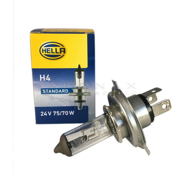 HELLA Žárovka 24V/ 75/70W P43t  H4